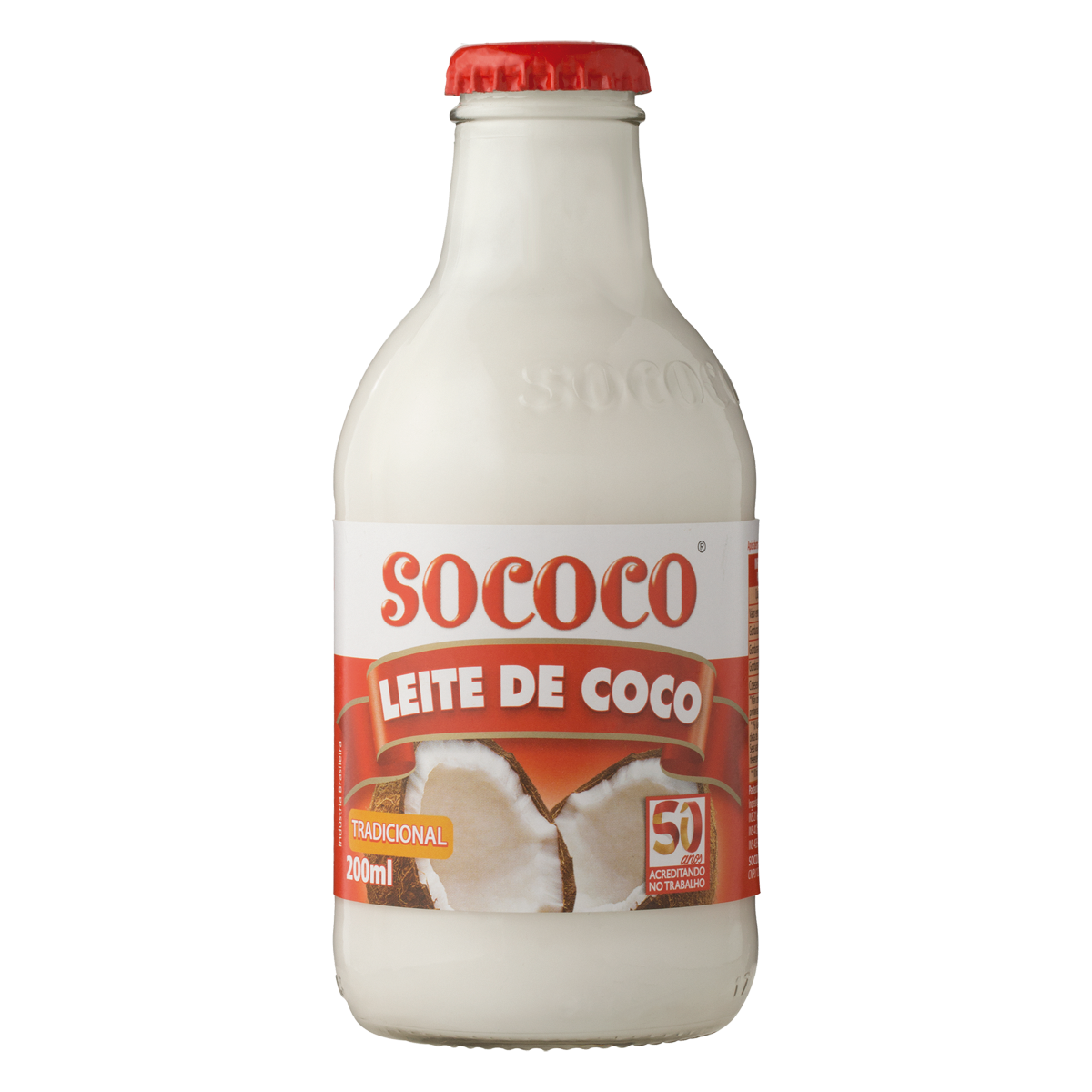 Leite de Coco SOCÔCO Vidro 200ml