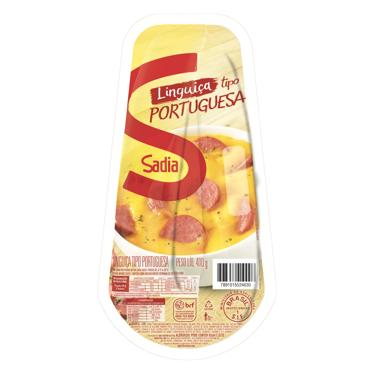 Linguiça Portuguesa Sadia 400g