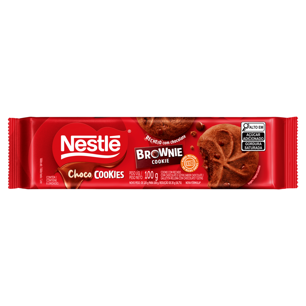 Chococookies Brownie Nestle 100G