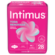 Absorvente com Abas Antibacteriano Ultrafino Intimus Pacote 28 Unidades Leve Mais Pague Menos