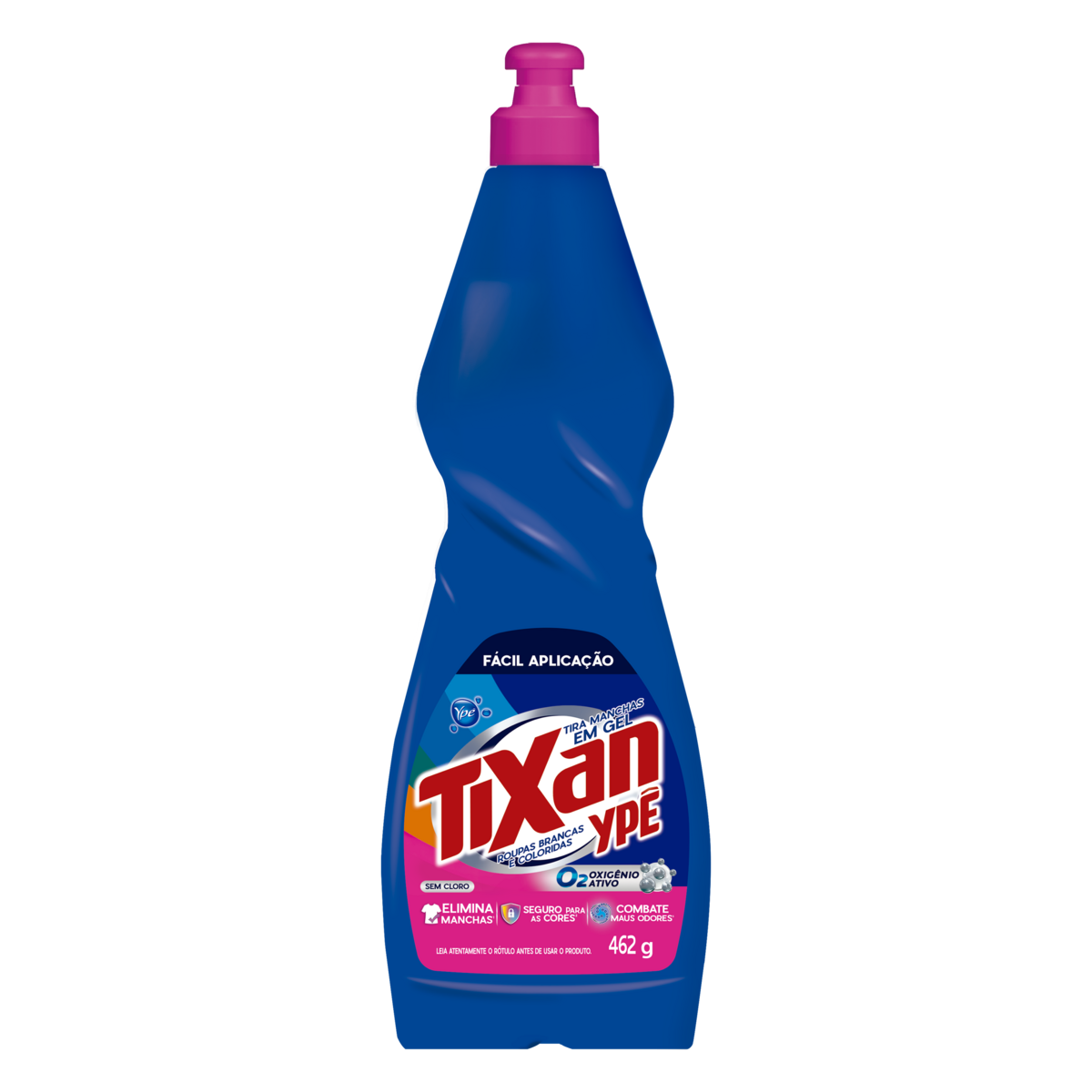 Tira-Manchas Gel Roupas Brancas e Coloridas Tixan Ypê Squeeze 462g