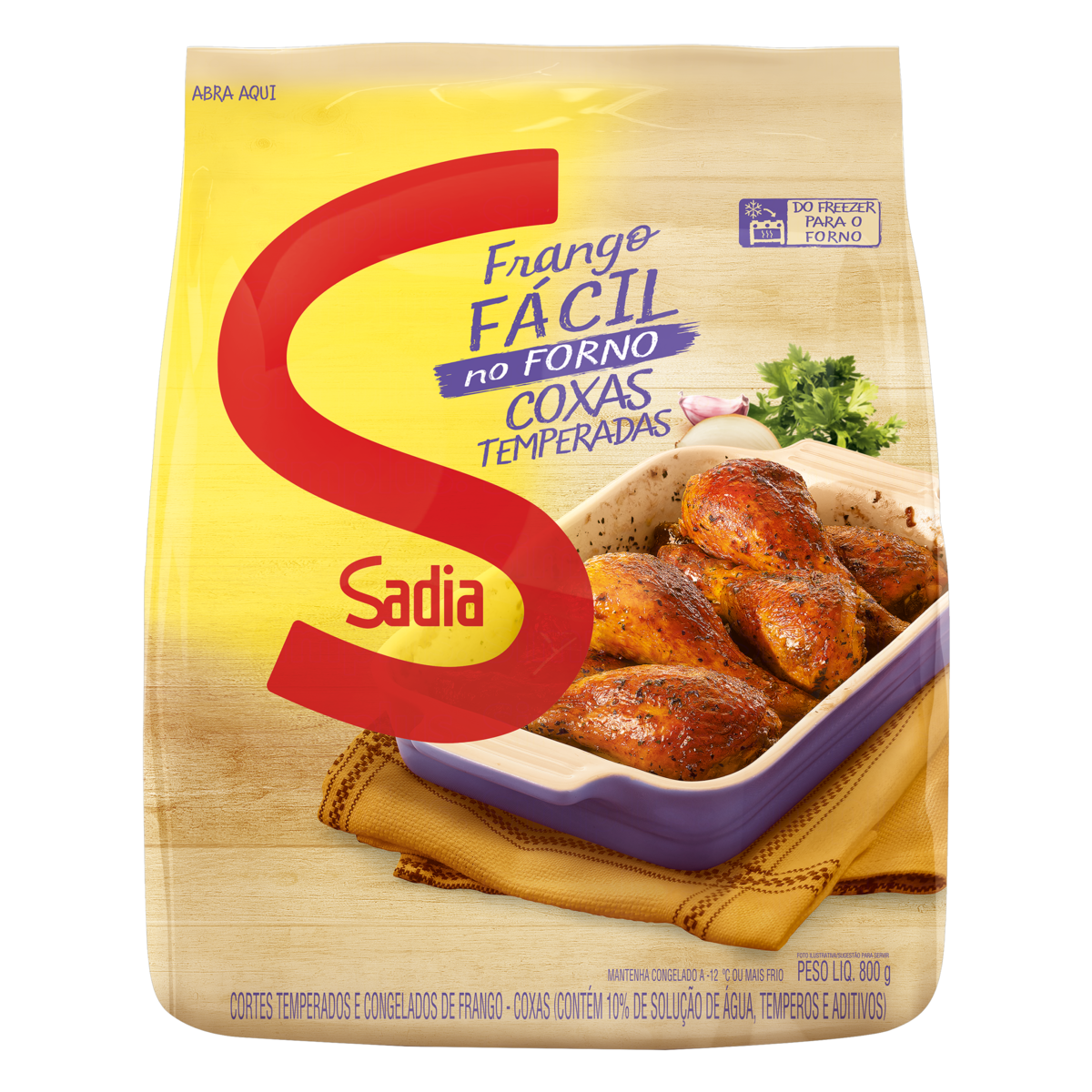 Coxa Fgo Temp Facil Sadia 800g