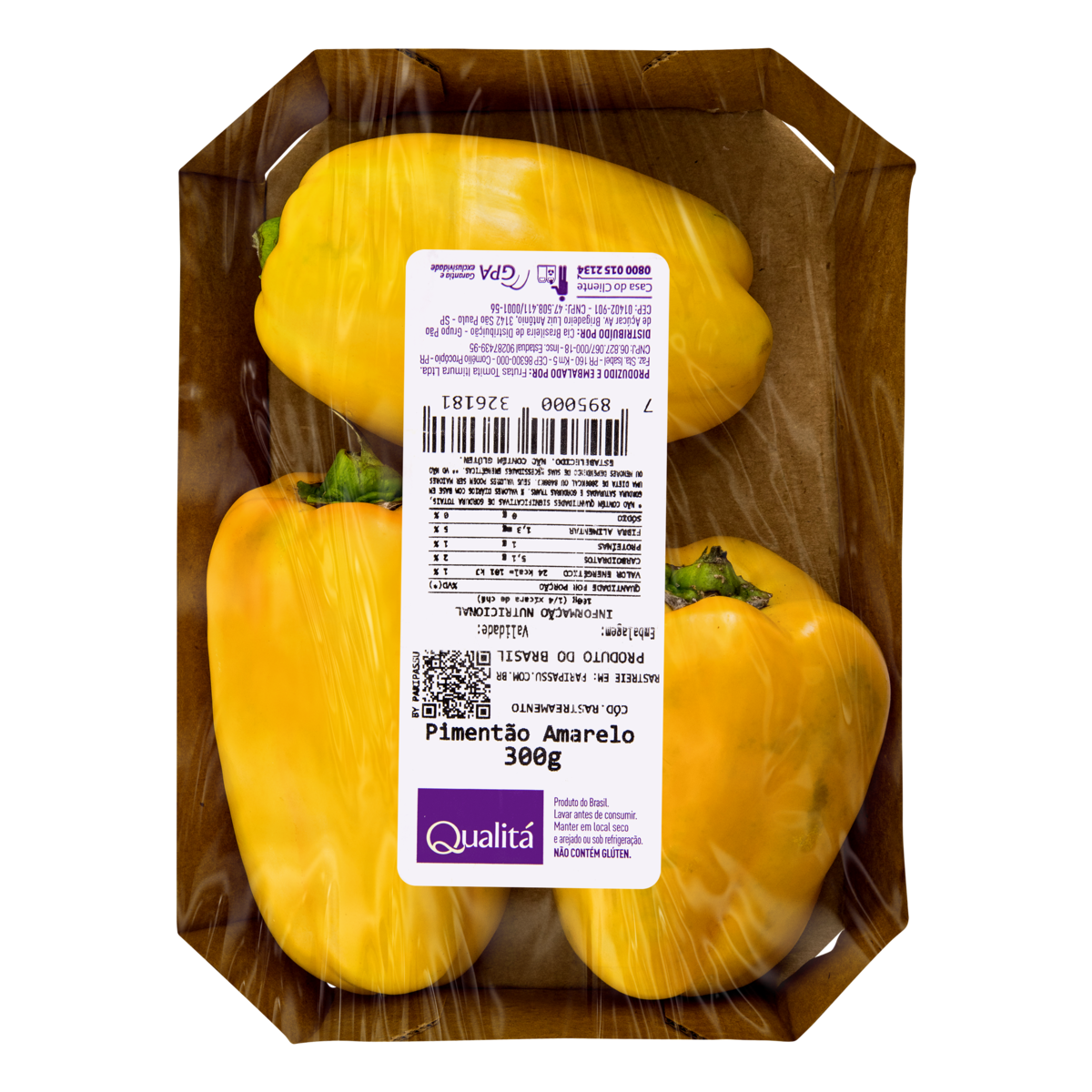 Pimentão Amarelo Qualitá 300g
