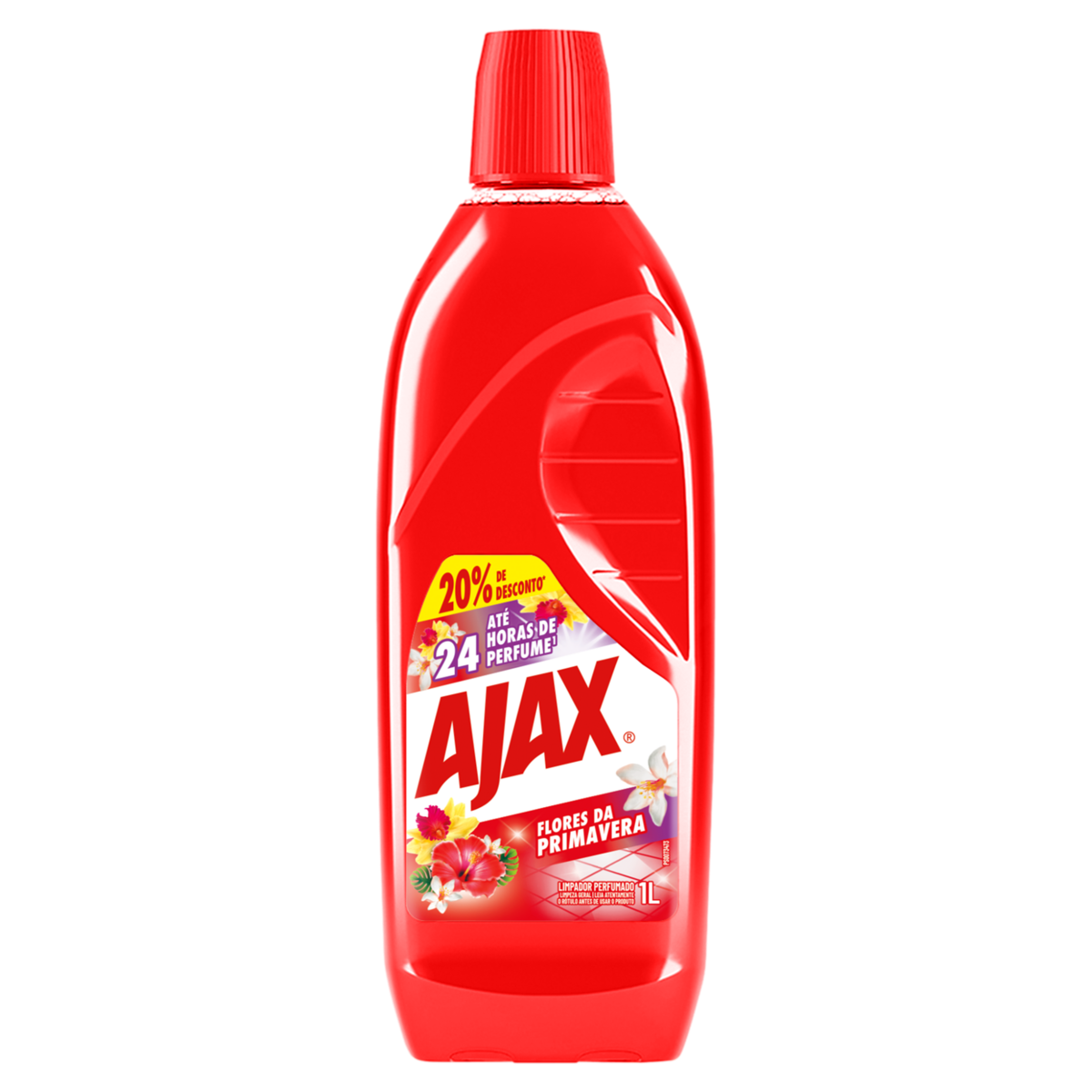 Limpador Perfumado Ajax Primavera Leve 1L Pague 800ML