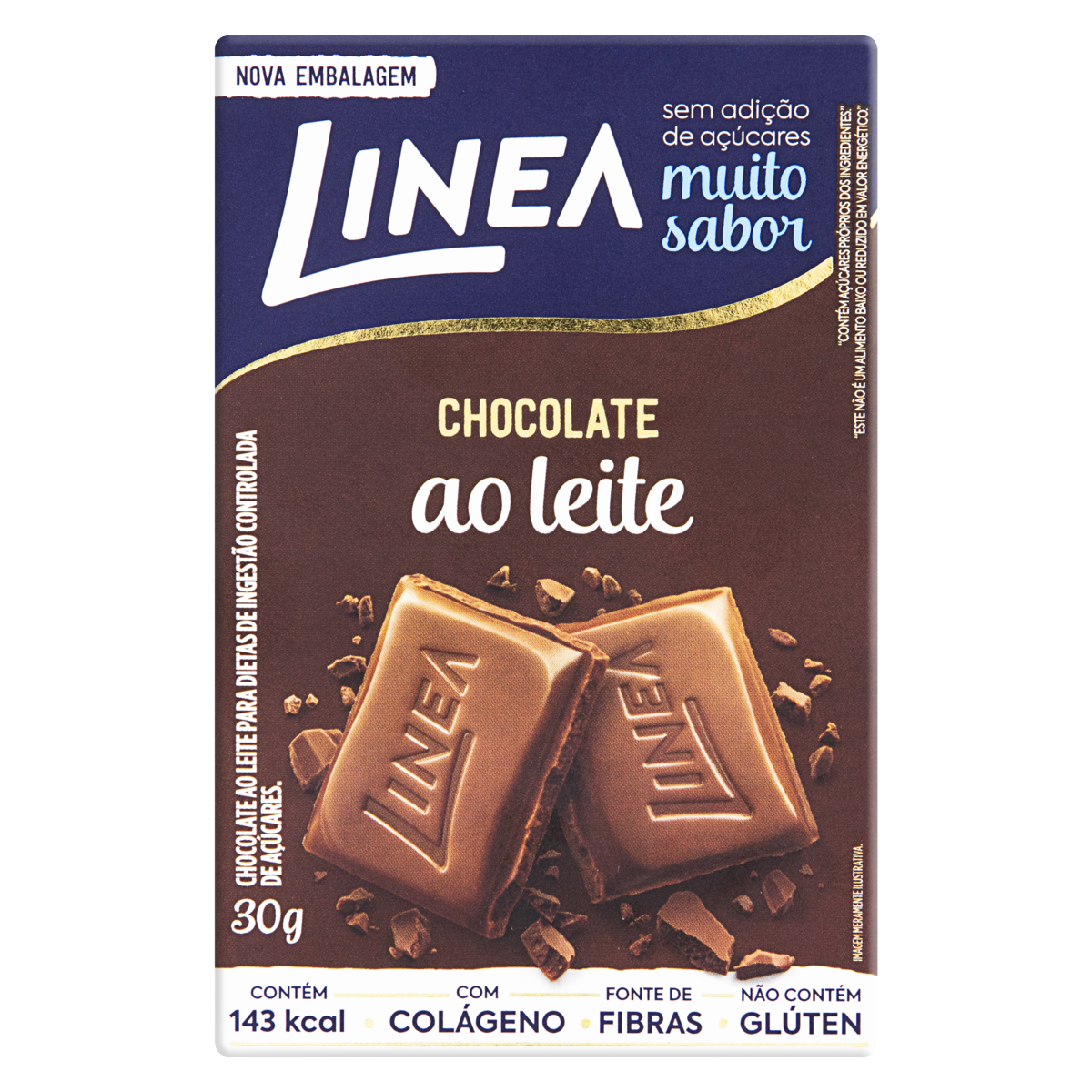 Chocolate ao Leite Linea Caixa 30g