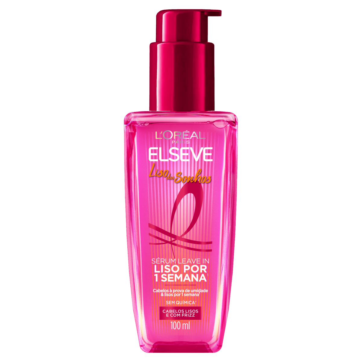Leave-In Sérum Loréal Paris Elseve Liso dos Sonhos Frasco 100ml Pump