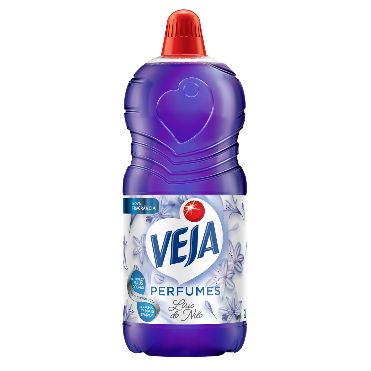 Limpador Perfumado Lírio do Nilo Veja Perfumes Frasco 2l