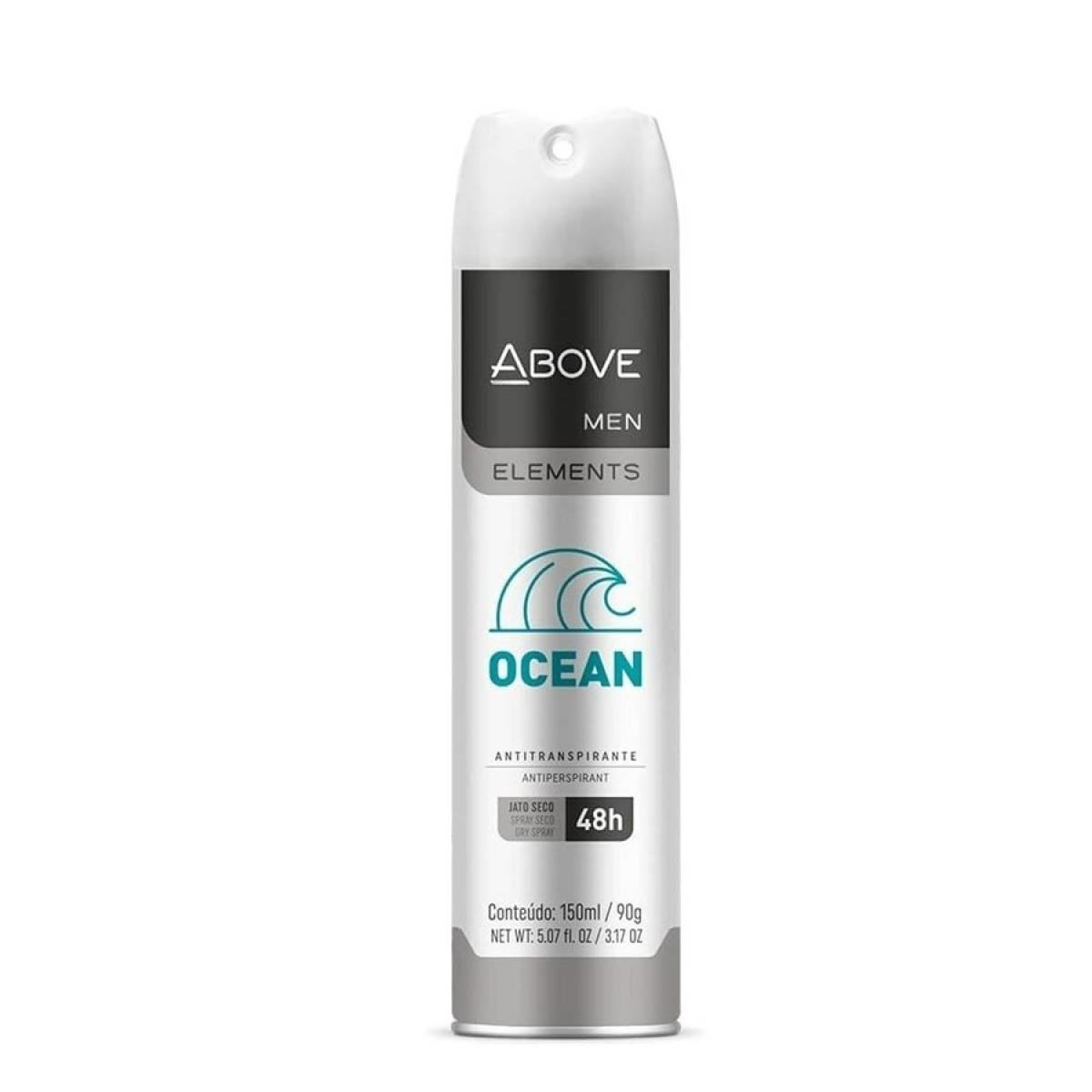 Antitranspirante Jato Seco Ocean Above Men Elements 150ml Spray