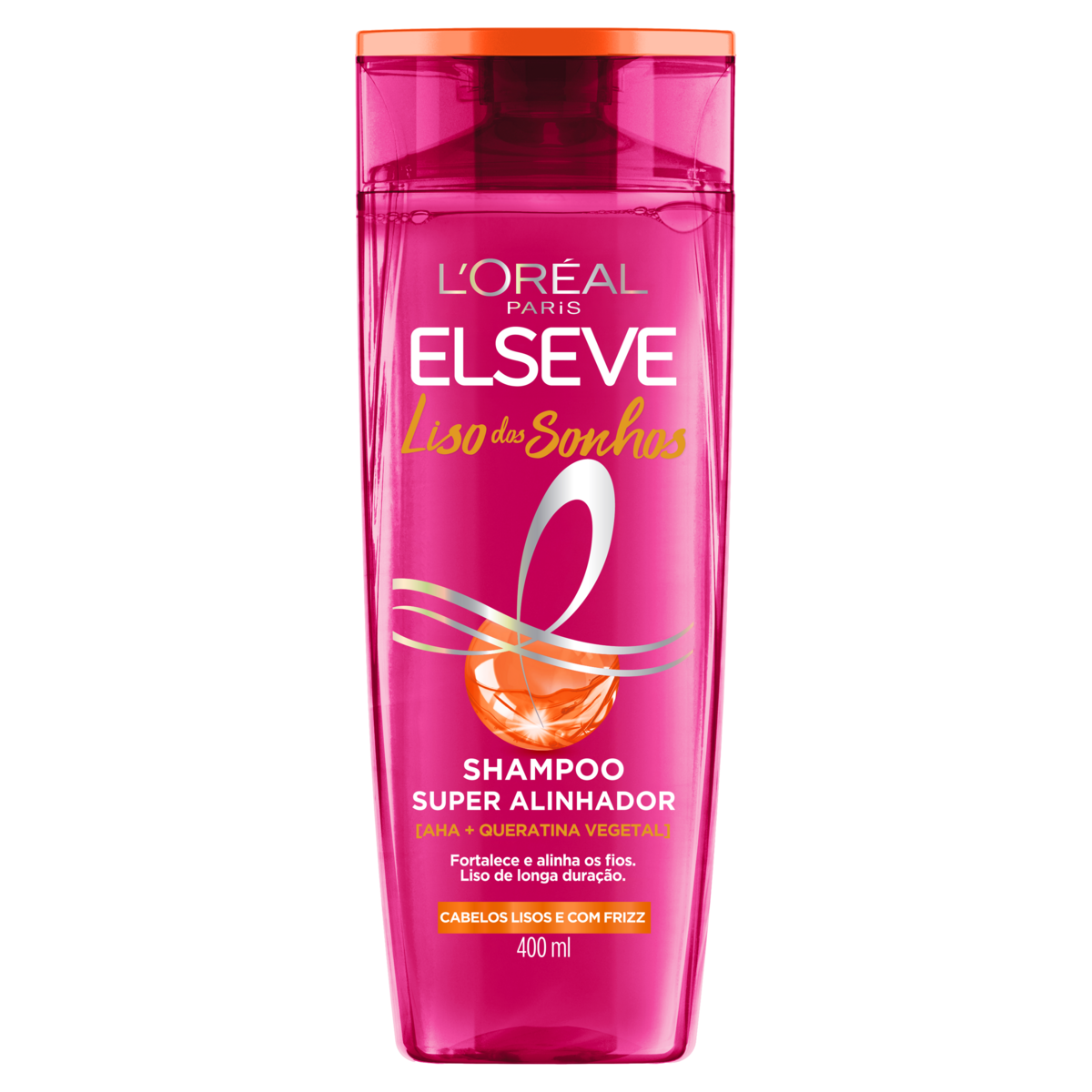 Shampoo Loréal Paris Elseve Liso dos Sonhos Frasco 400ml