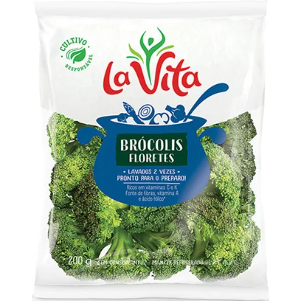 Brócolis Florete Higienizado 200g