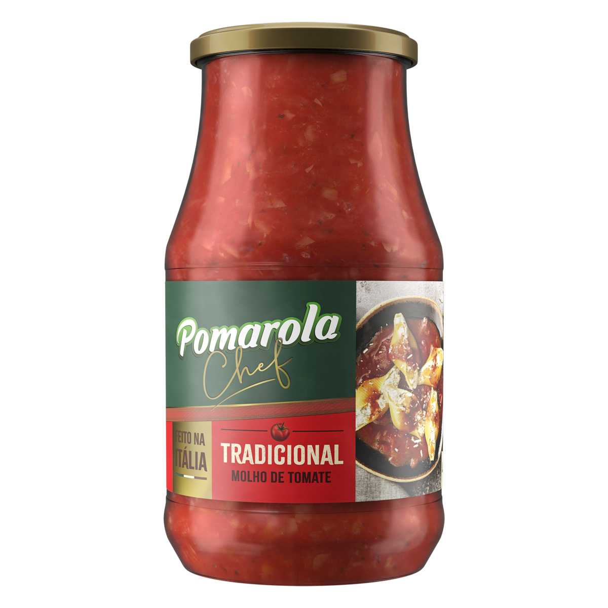 Molho de Tomate Pomarola Tradicional VD 420g