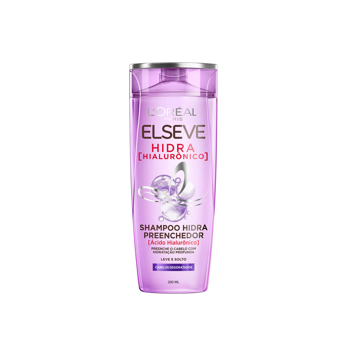 Shampoo L'oréal Paris Elseve Hidra Hialurônico Frasco 200ml