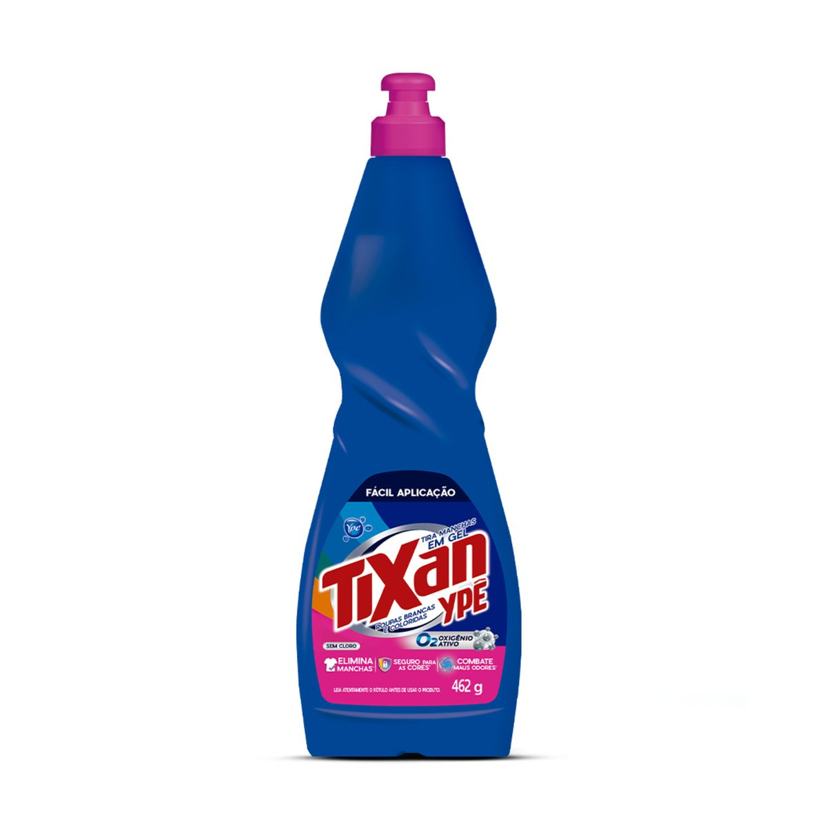 Tira-Manchas Gel Roupas Brancas e Coloridas Tixan Ypê Squeeze 462g