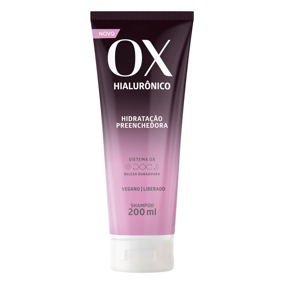 Shampoo OX Cosméticos Hialurônico Bisnaga 240ml
