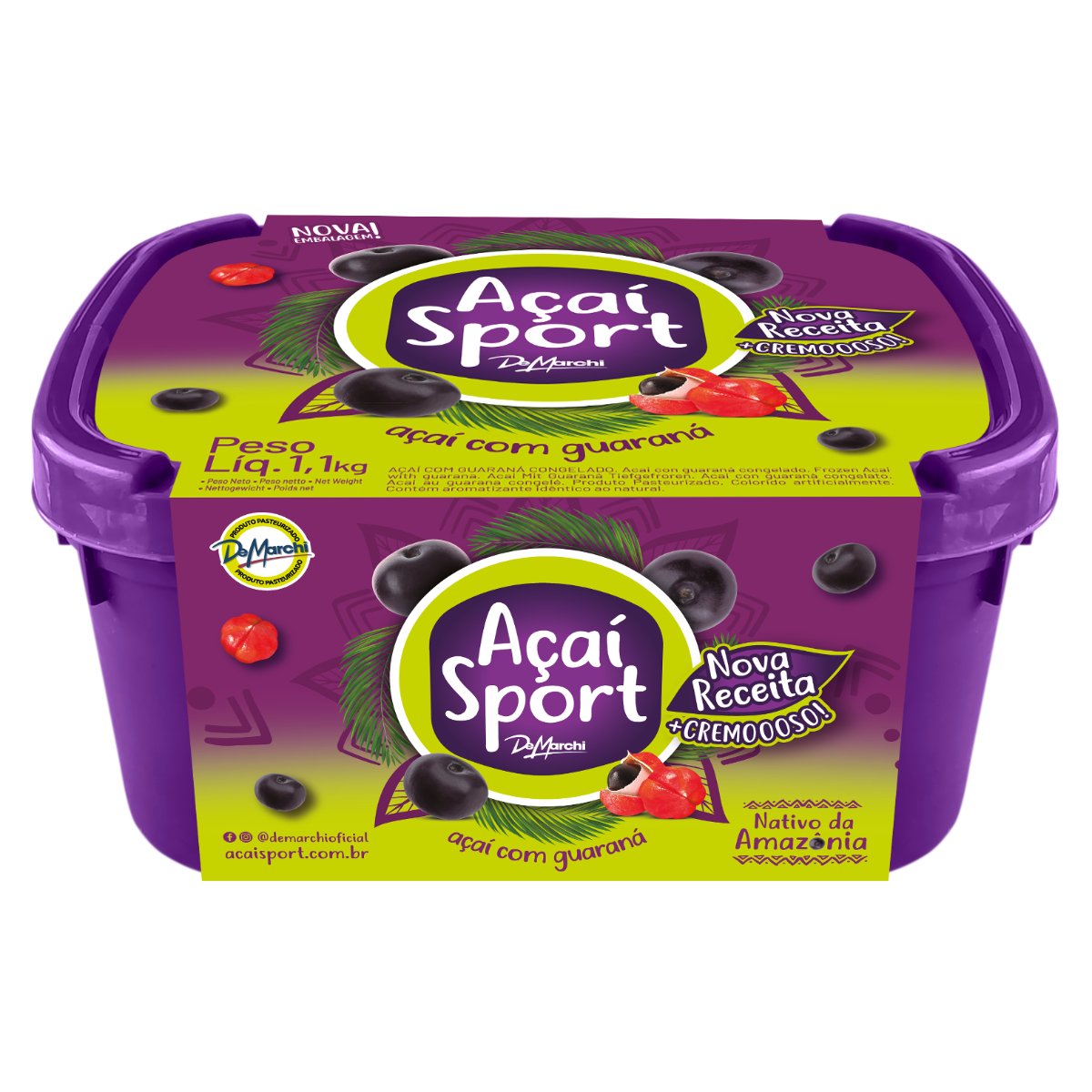 Açaí Tradicional De Marchi Pote 1kg