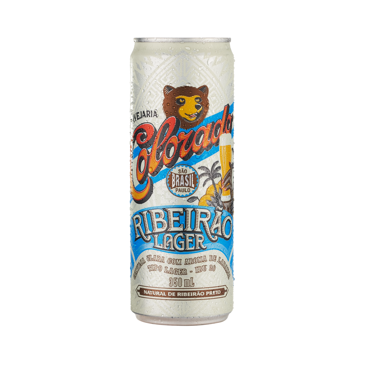 Cerveja Lager Ribeirão Colorado Lata 350ml