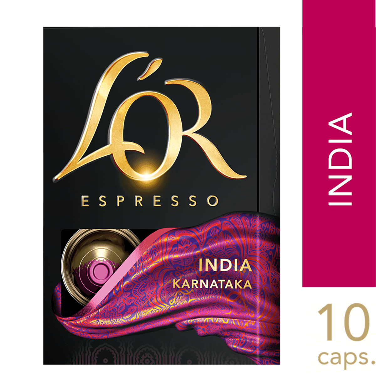 Café em Cápsula Torrado e Moído Espresso Índia Lor Origins Collection Caixa 52g 10 Unidades