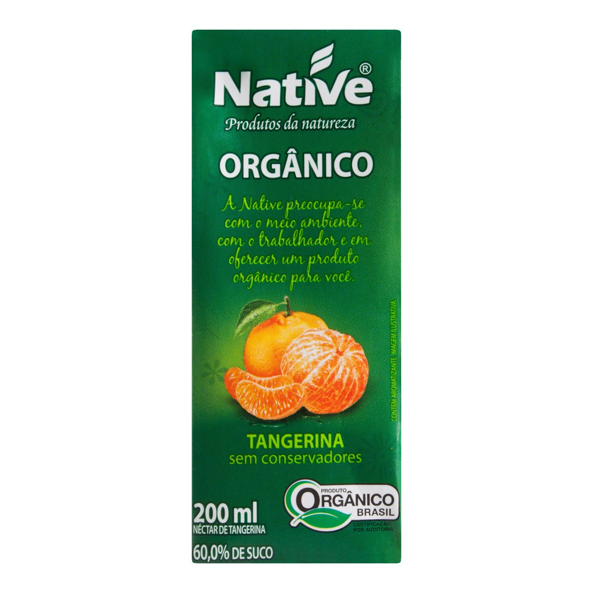 Nectar de Tangerina Orgânico NATIVE 200ML