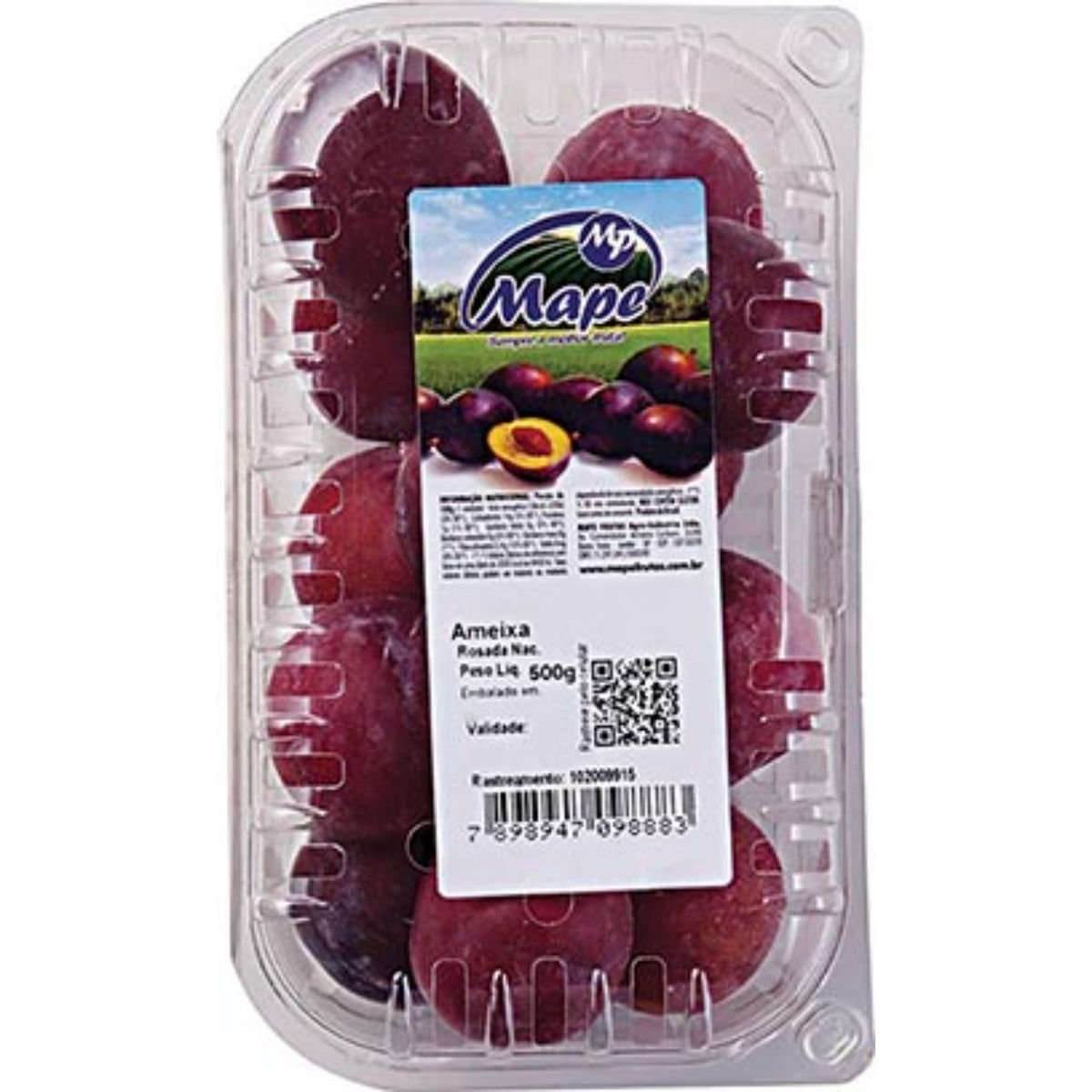 Ameixa Rosada Nacional 500g