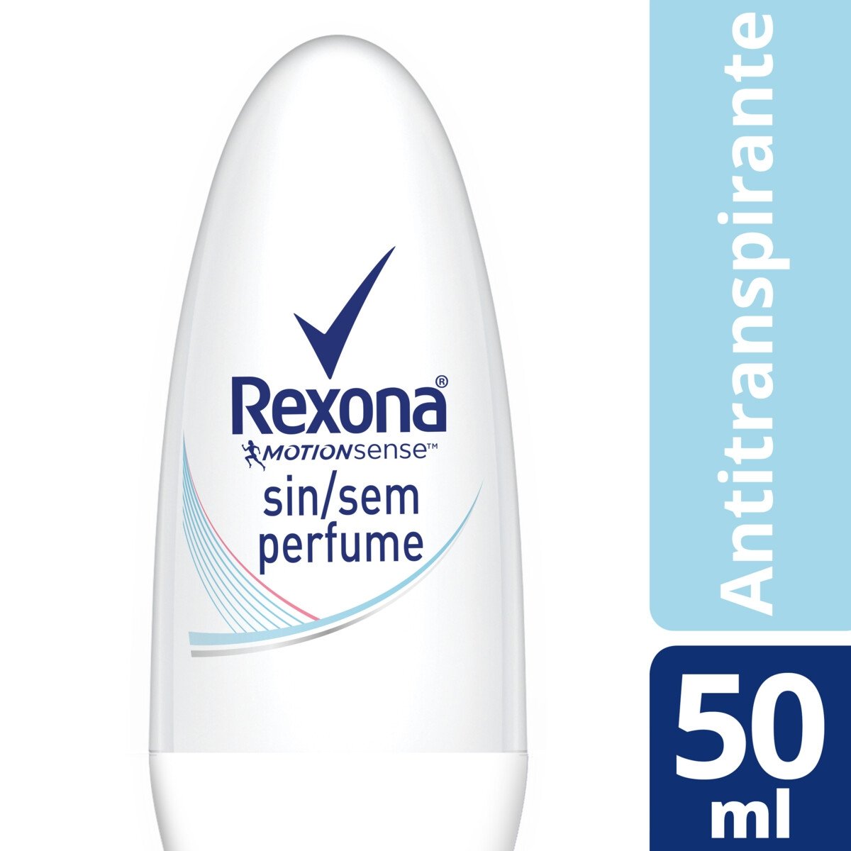 Antitranspirante Roll-On sem Perfume Rexona 50ml