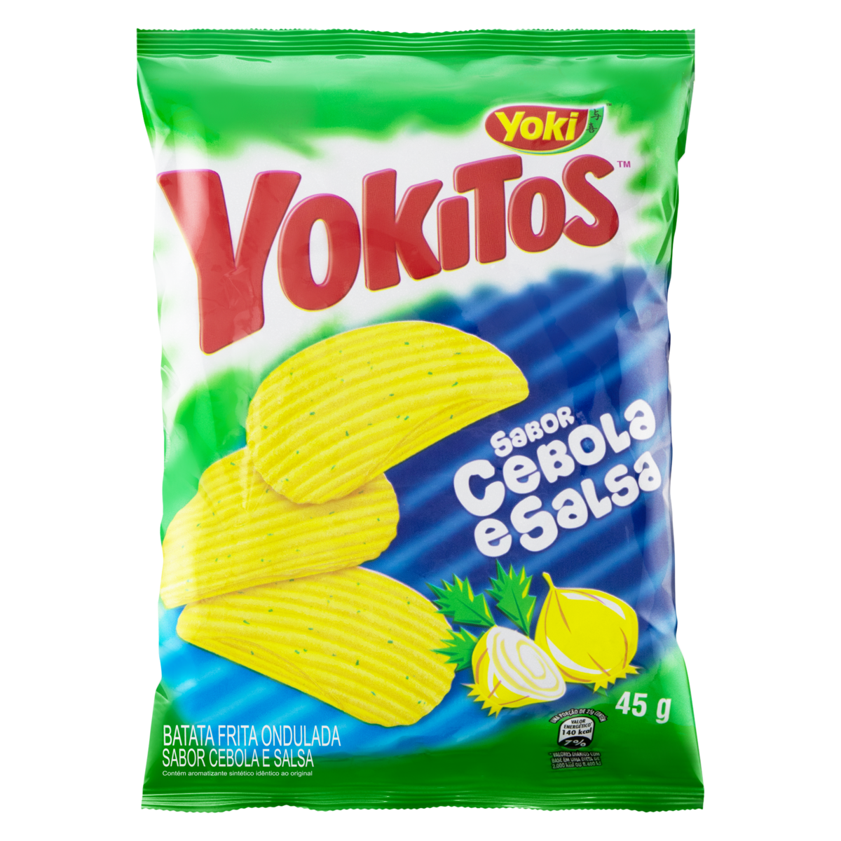 Batata Frita Ondulada Yokitos YOKI Pacote 45g