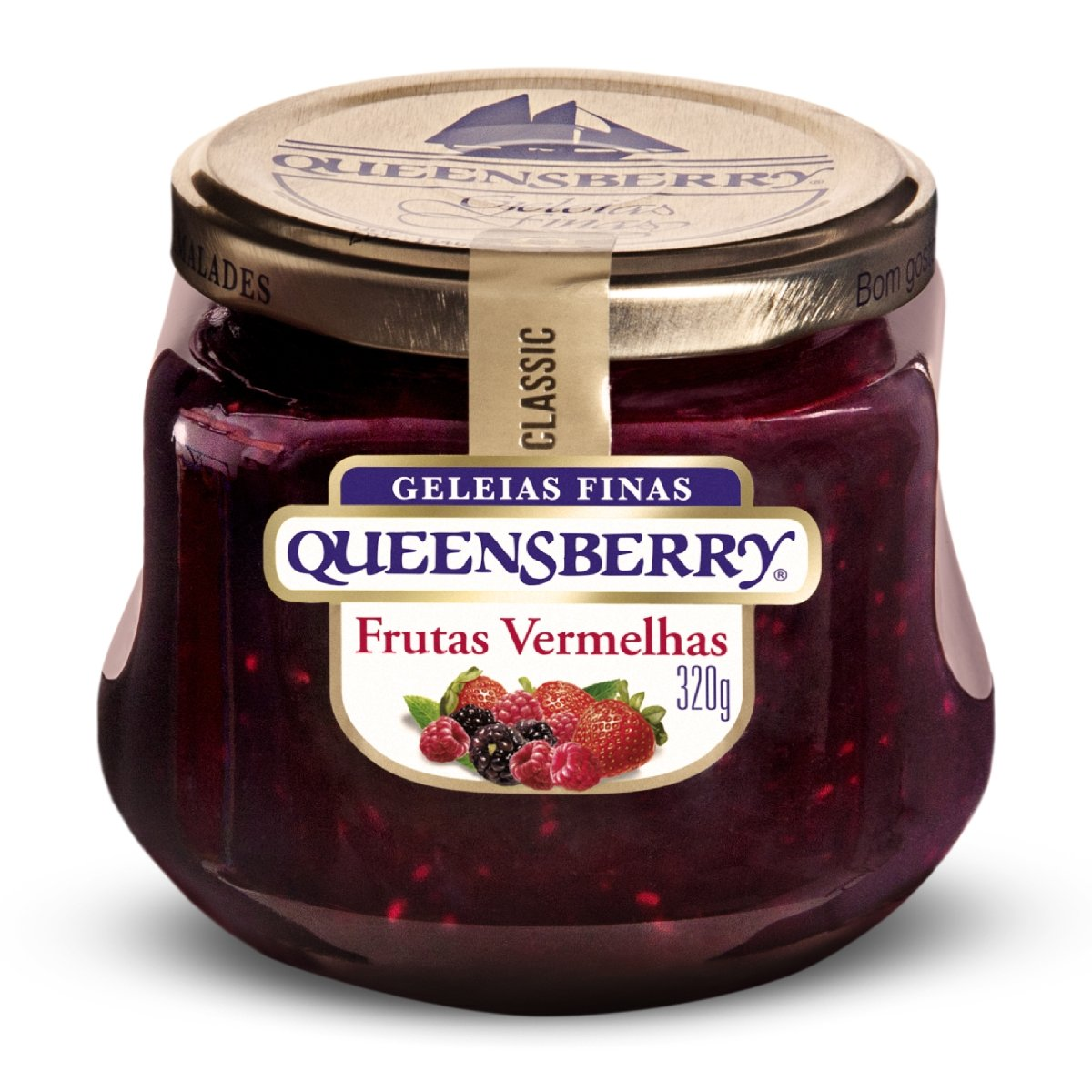 Geleia Frutas Vermelhas Queensberry Classic Vidro 320g