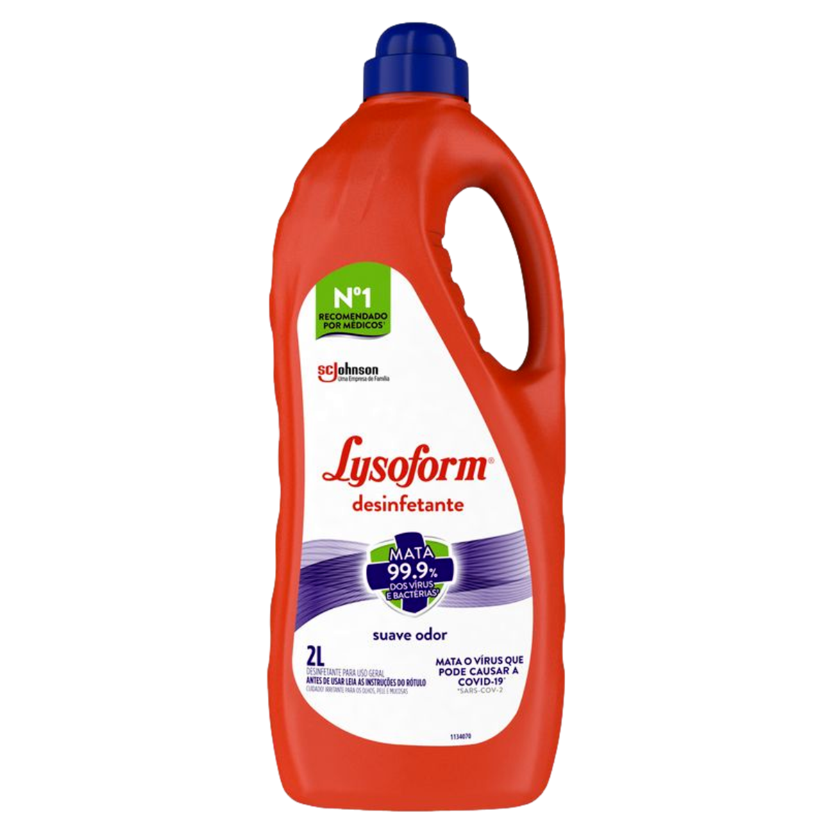 Desinfetante Uso Geral Suave Odor Lysoform Frasco 2l
