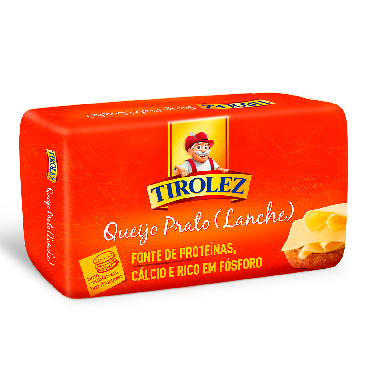 Queijo Prato TIROLEZ Fatiado Bandeja 150g