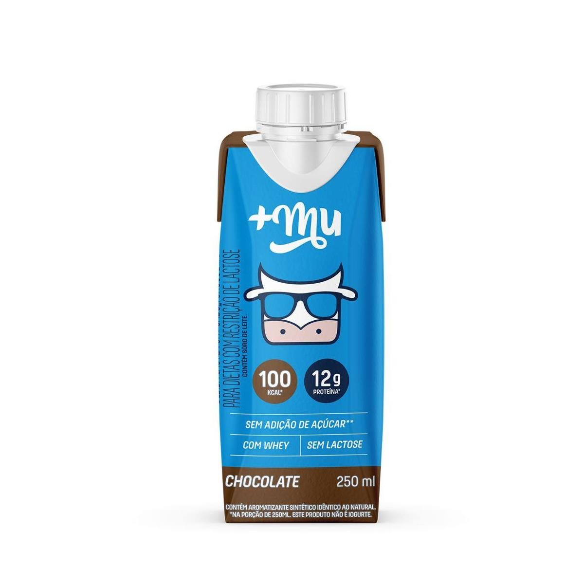 Bebida Láctea UHT Chocolate Zero Lactose +Mu Caixa 250ml