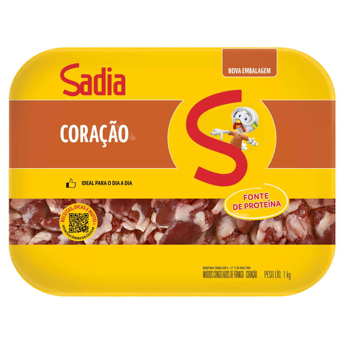 Coração de Frango Congelado SADIA 1kg