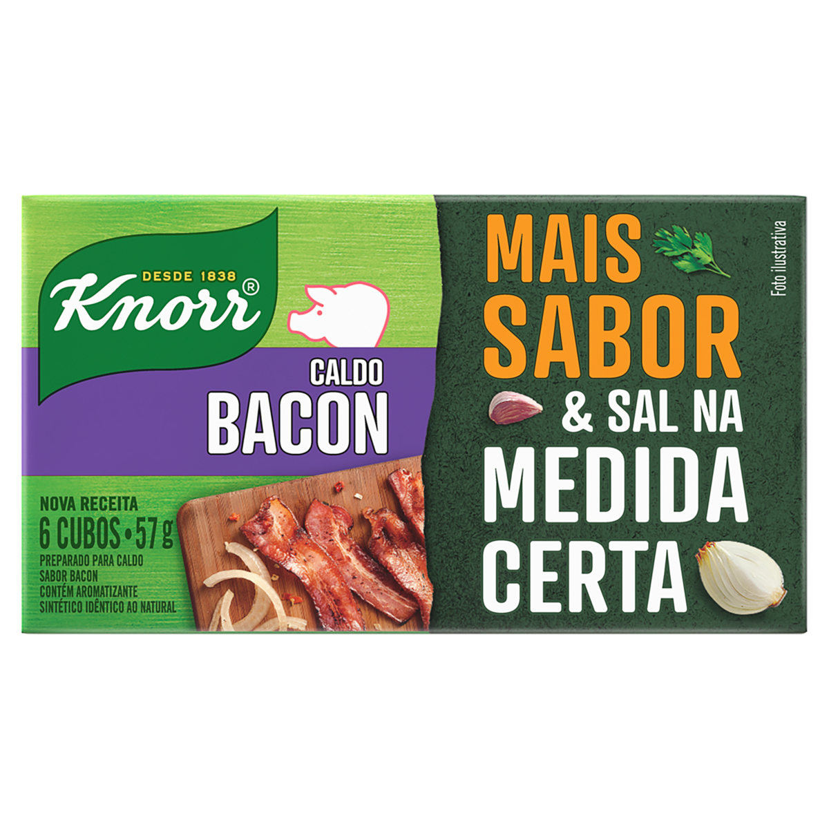 Caldo Knorr Bacon 57g