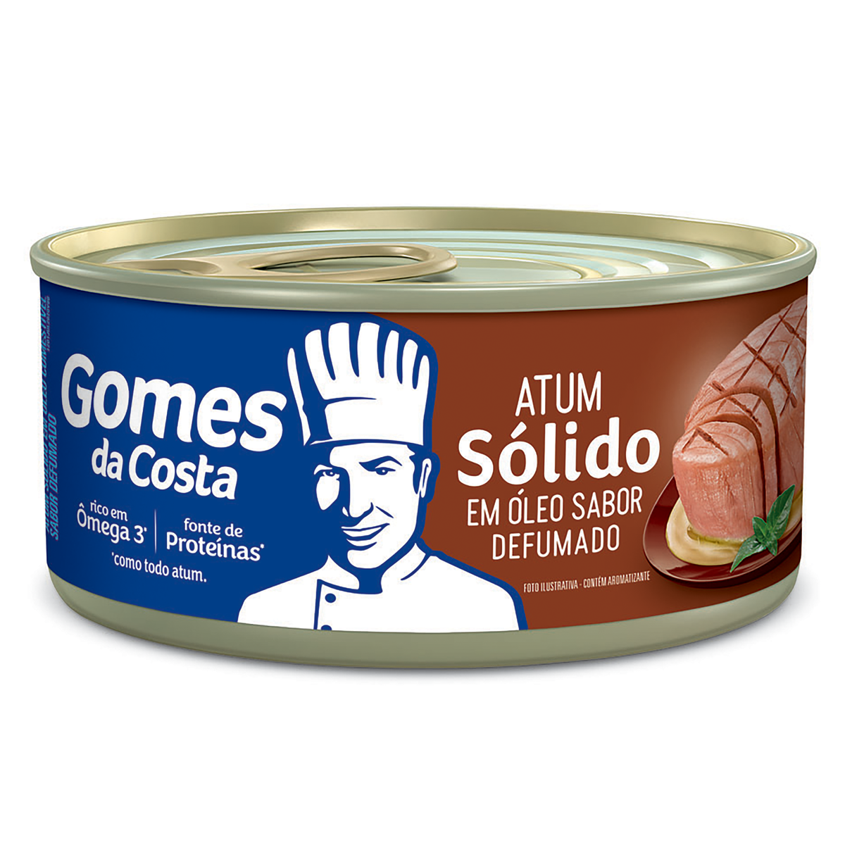 Atum Sólido em Óleo GOMES DA COSTA Sabor Defumado 170g