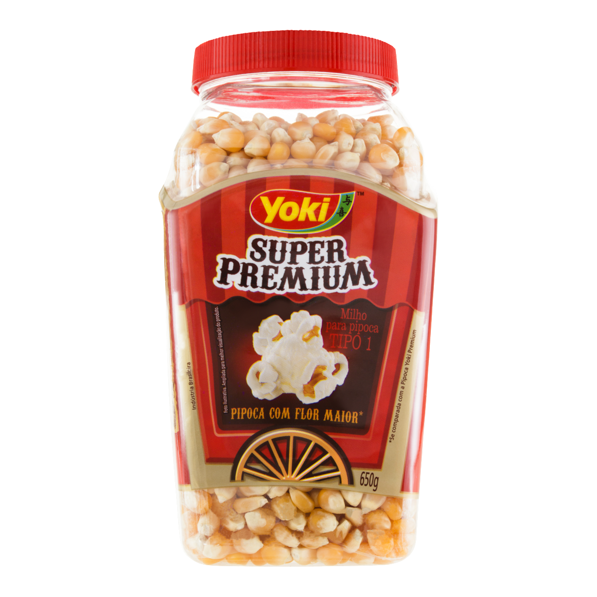 Milho para Pipoca Super Premium Tipo 1 YOKI Pote 650g