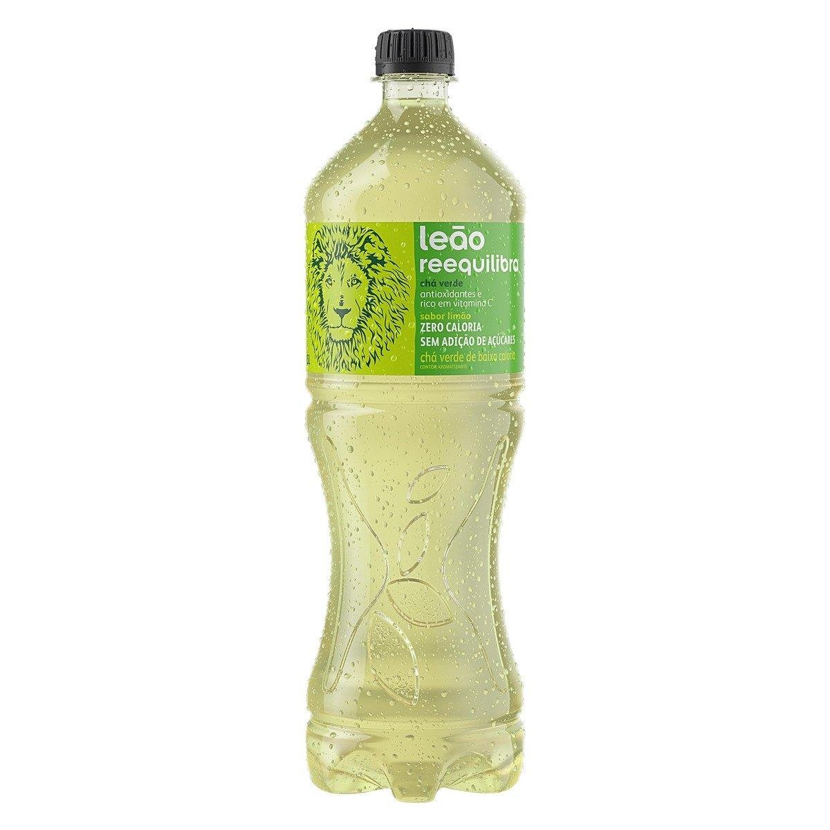 Chá Verde Limão Leão Reequilibra Garrafa 1,5l