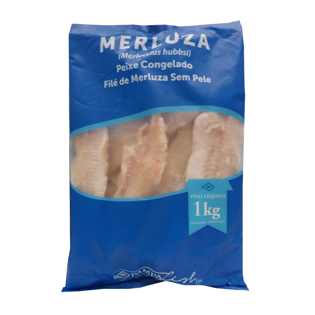 Filé de Merluza Congelado Pacote 1kg
