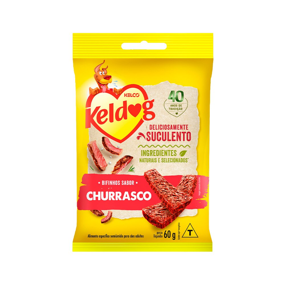 Keldog Bif Evol Churrasco Sabor 60g