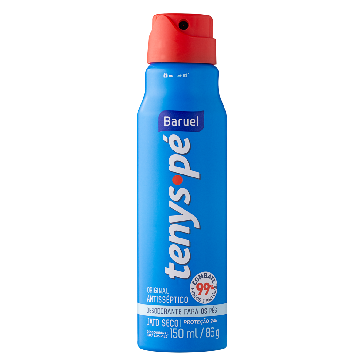 Desodorante para os Pés Jato Seco Baruel Tenys Pé Original Frasco 150ml