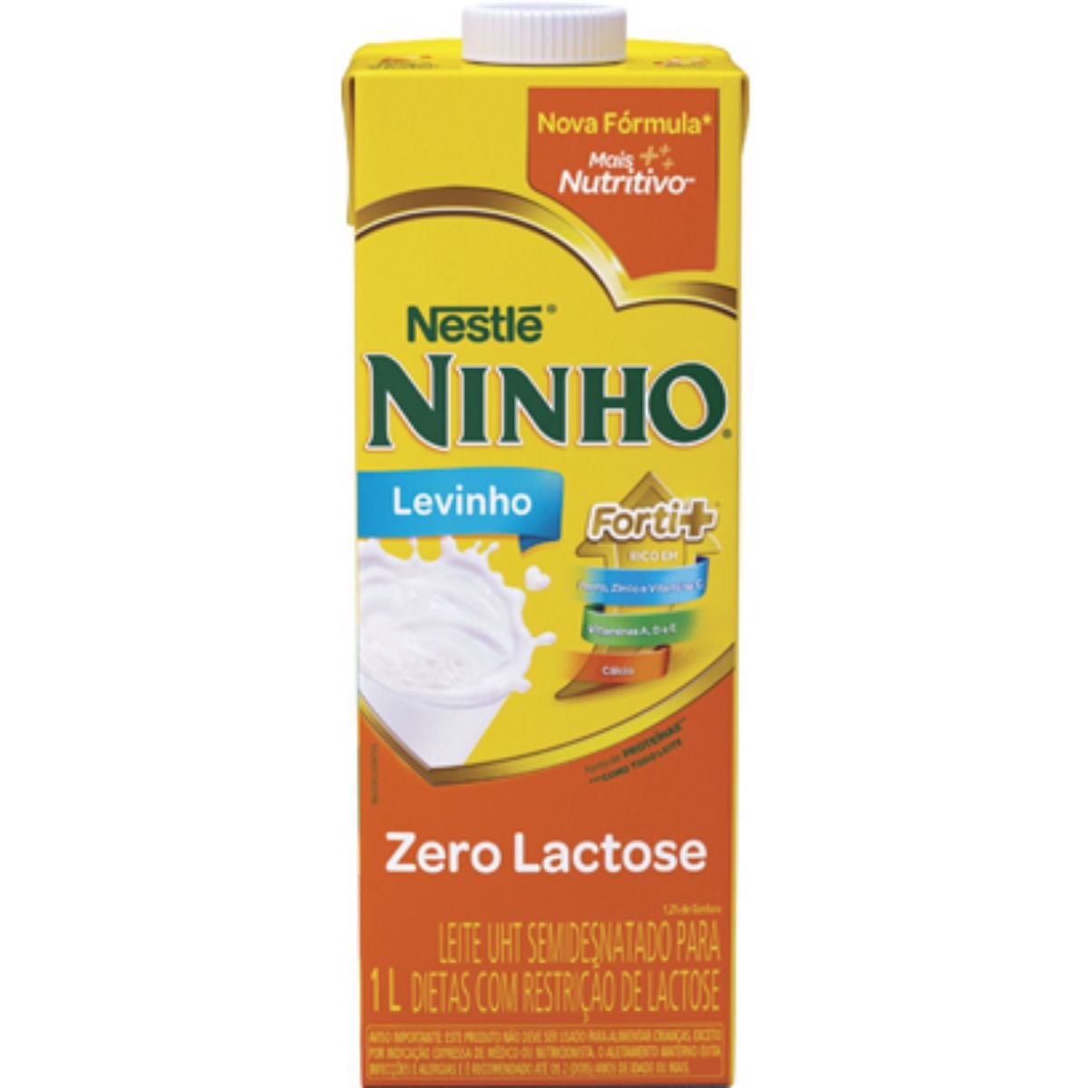 Leite Semi Desnatado Ninho Zero Lactose 1 Litro