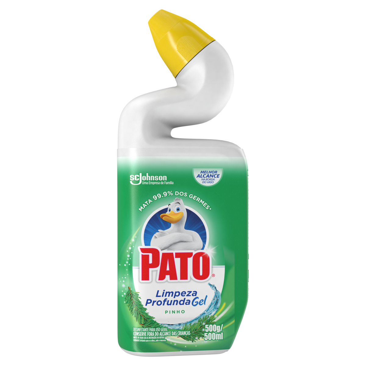 Desinfetante Uso Geral Pinho Pato Limpeza Profunda Squeeze 500ml