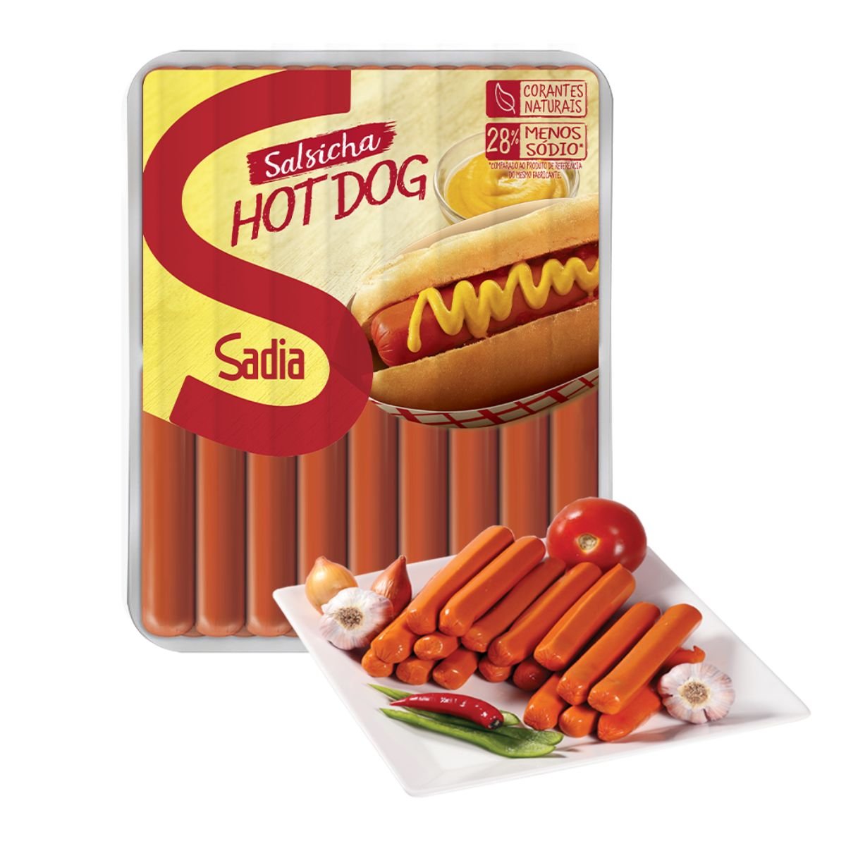 Salsicha Hot Dog Sadia a Granel 400g