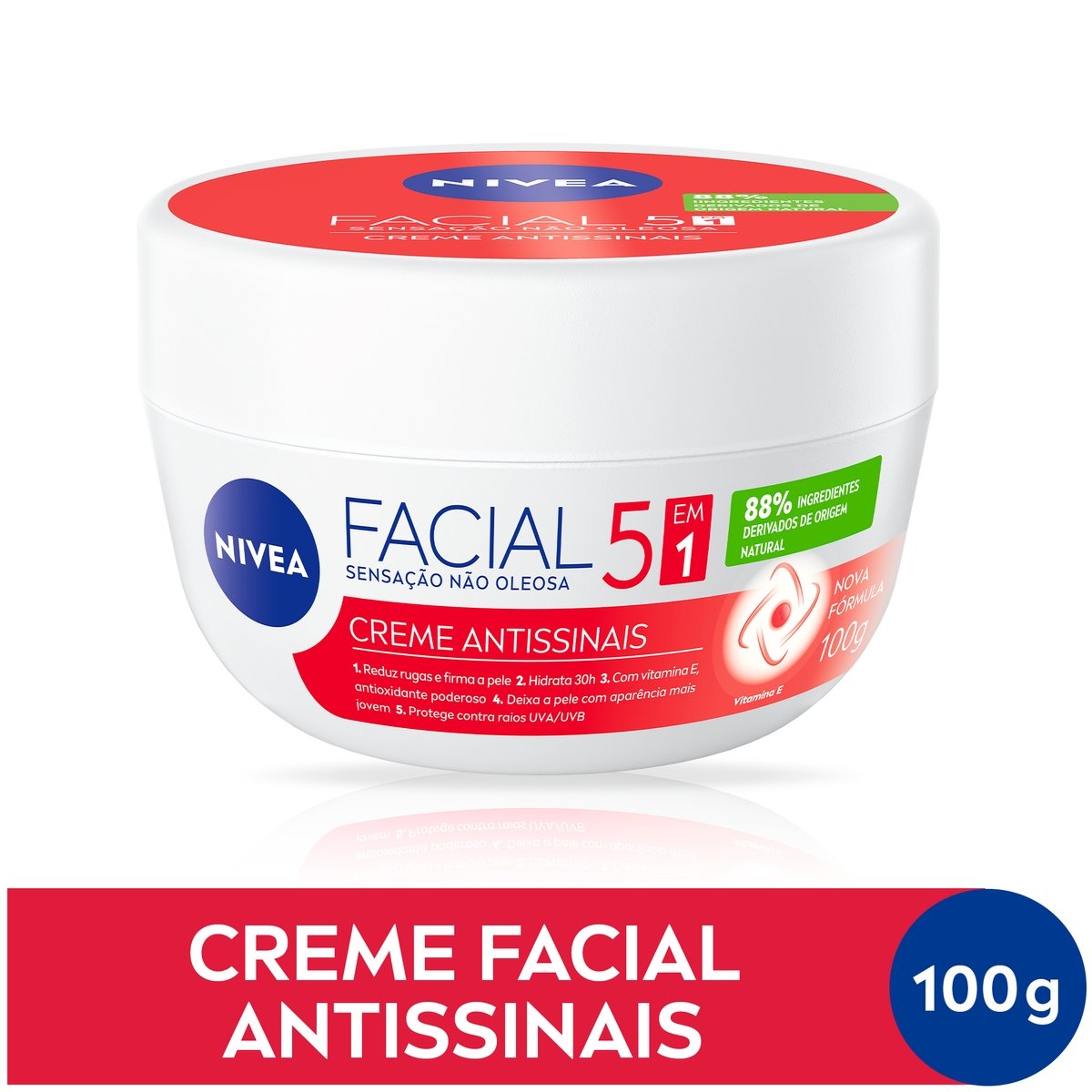 Creme Facial Antissinais Nivea Pote 100g