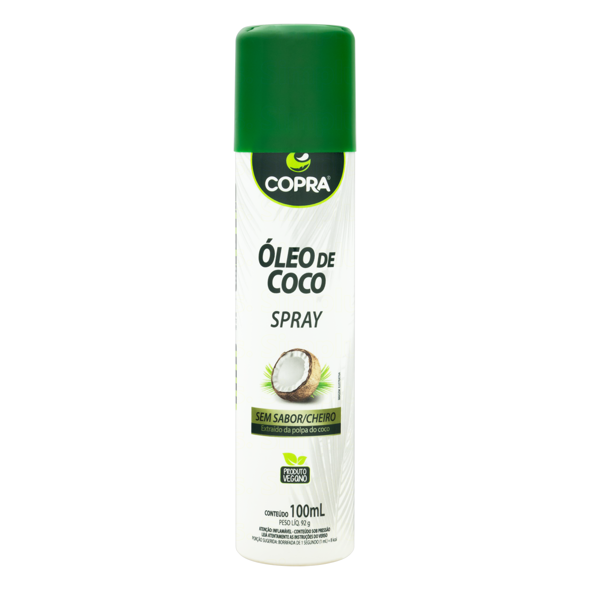 Óleo de Coco Spray sem Sabor Copra Frasco 100ml