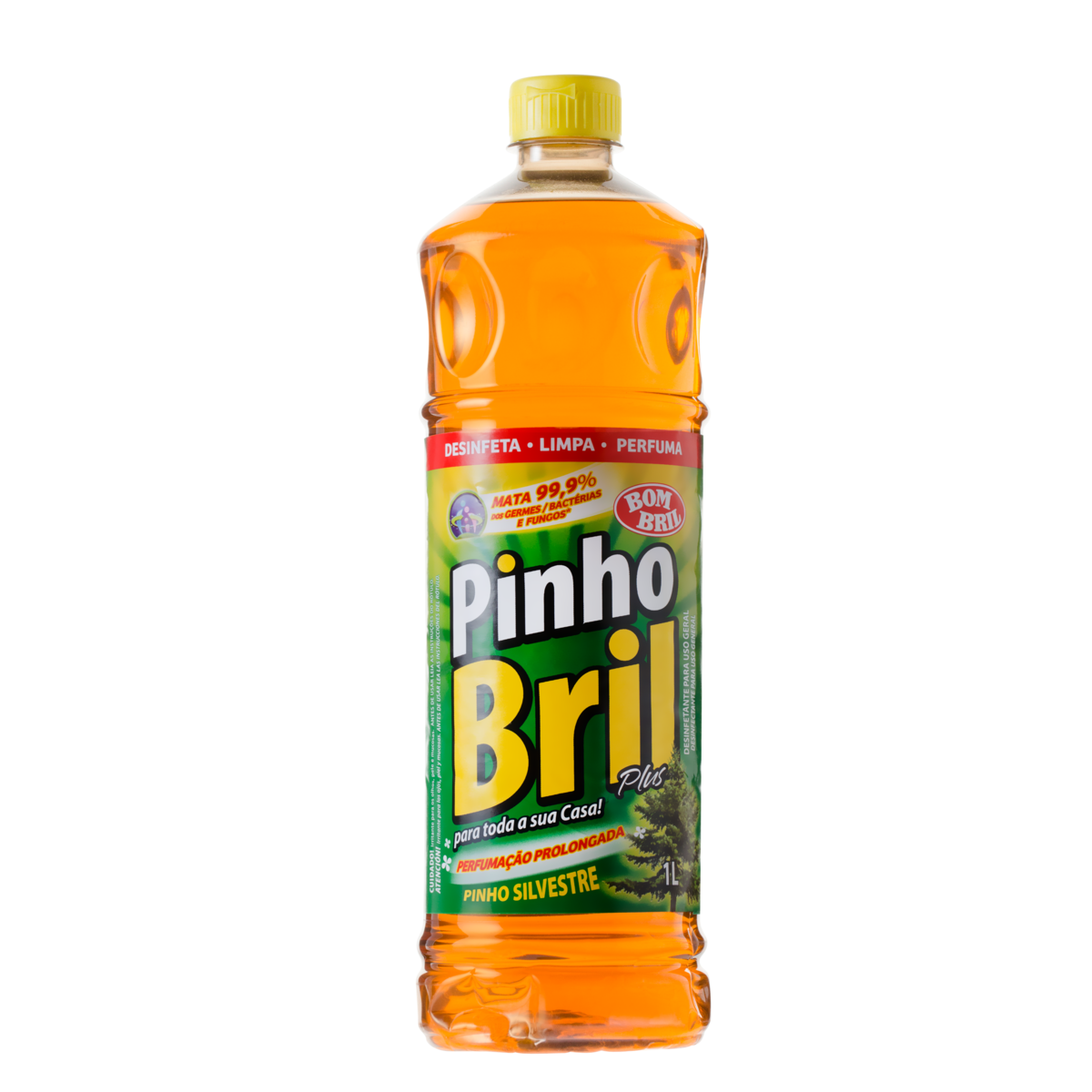 Desinfetante Pinho Silvestre Pinho Bril Plus Squeeze 1l