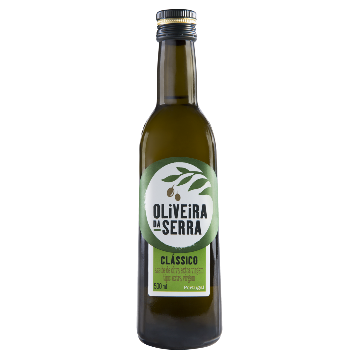 Azeite de Oliva Extra Virgem Clássico Português Oliveira da Serra Vidro 500ml