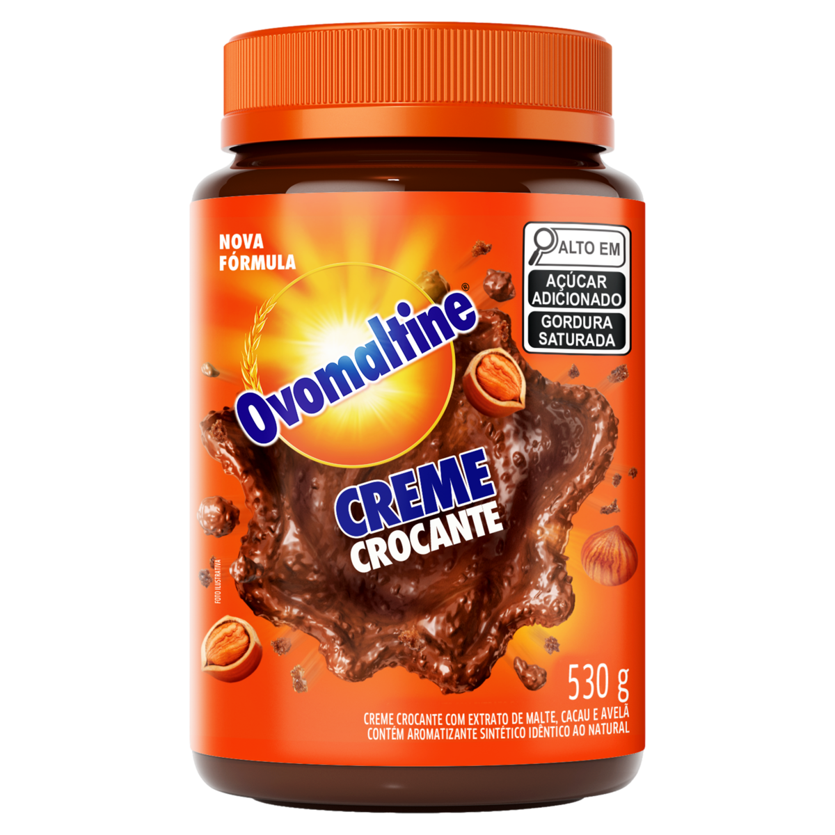 Creme Crocante Ovomaltine Pote 530g