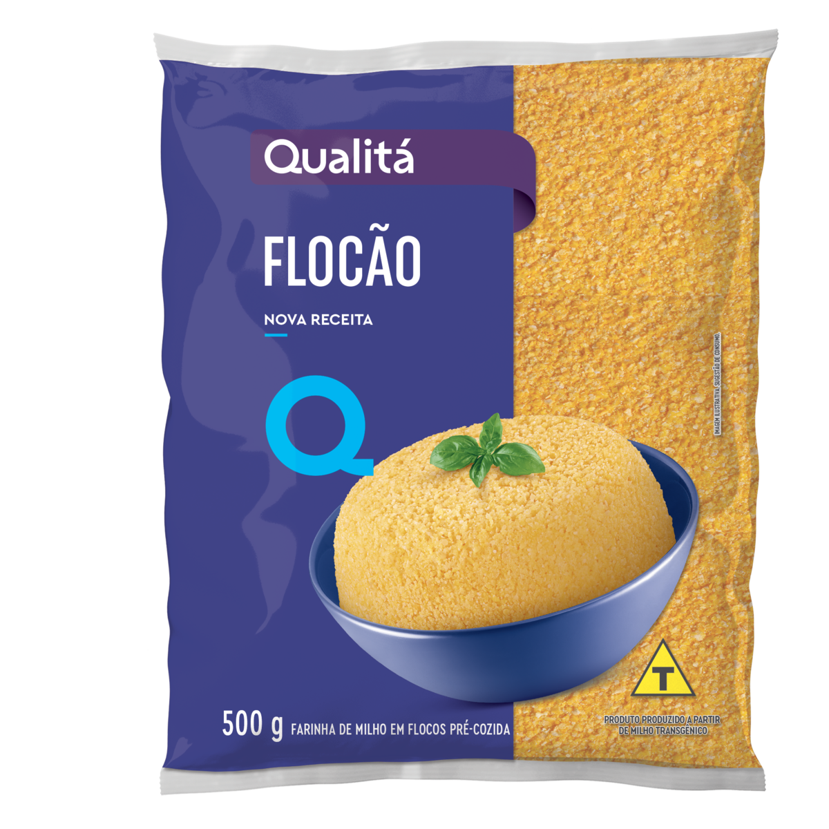 Farinha de Milho Flocão Qualitá Pacote 500g