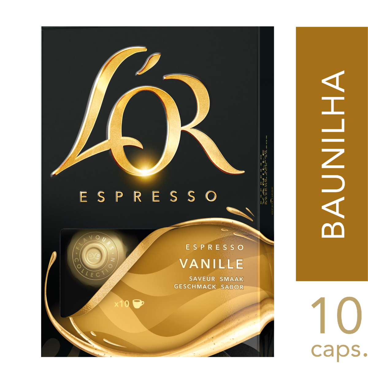 Café em Cápsula Torrado e Moído Espresso Baunilha Lor Flavours Collection Caixa 52g 10 Unidades