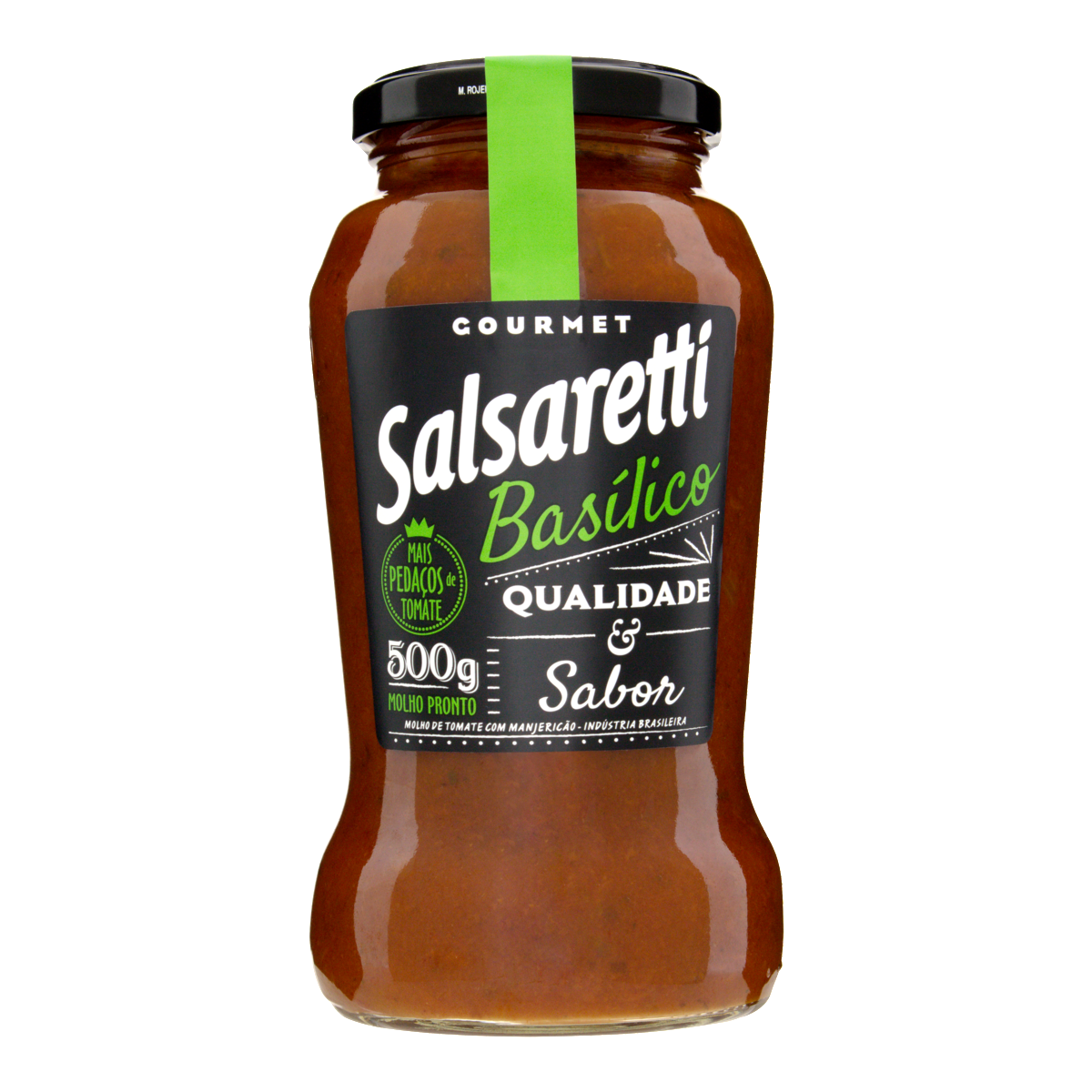 Molho de Tomate Pronto Basílico SALSARETTI Vidro 500g