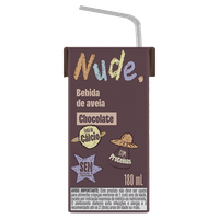 Bebida à Base de Aveia Chocolate Nude. Caixa 180ml