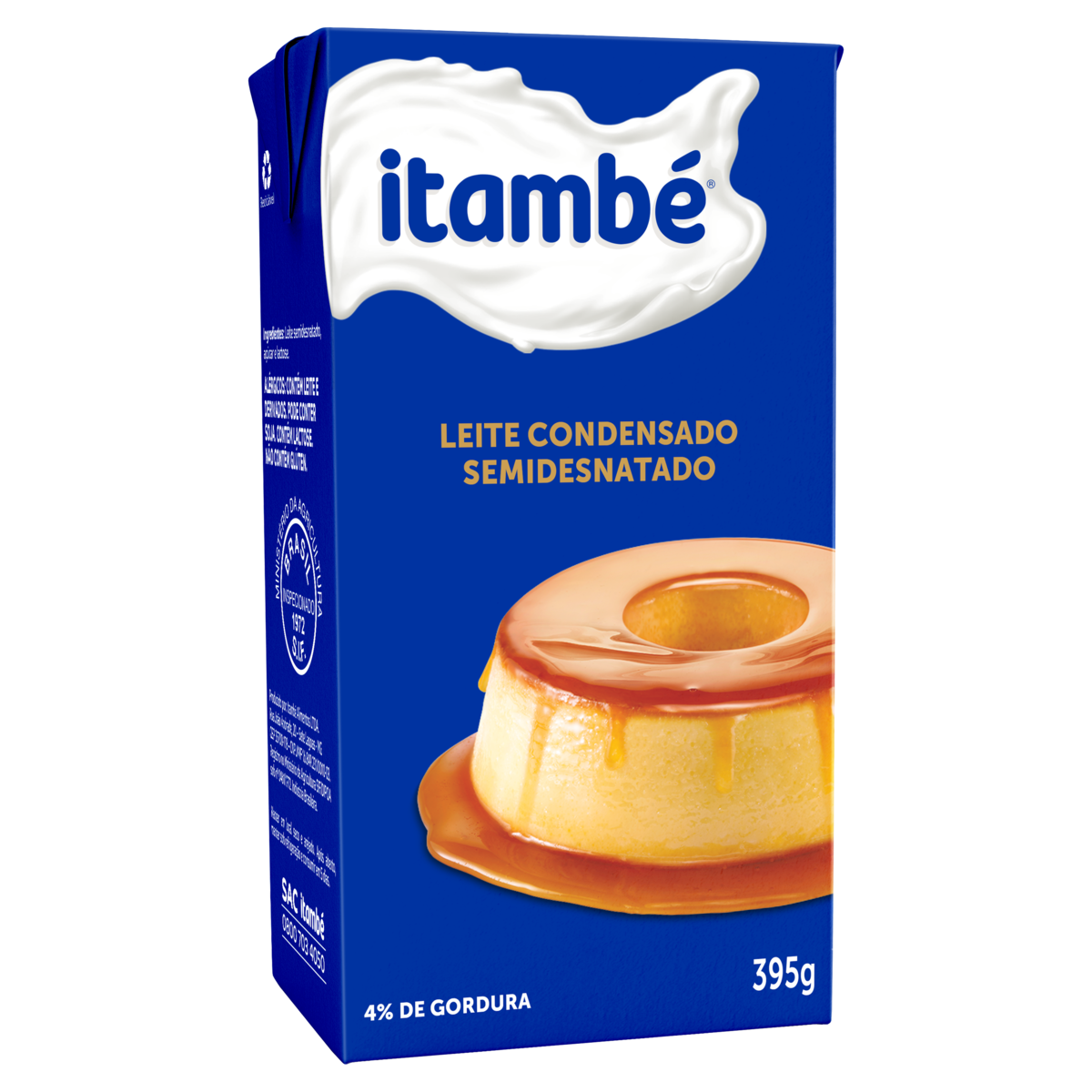 Leite Condensado Semidesnatado Itambé Caixa 395g